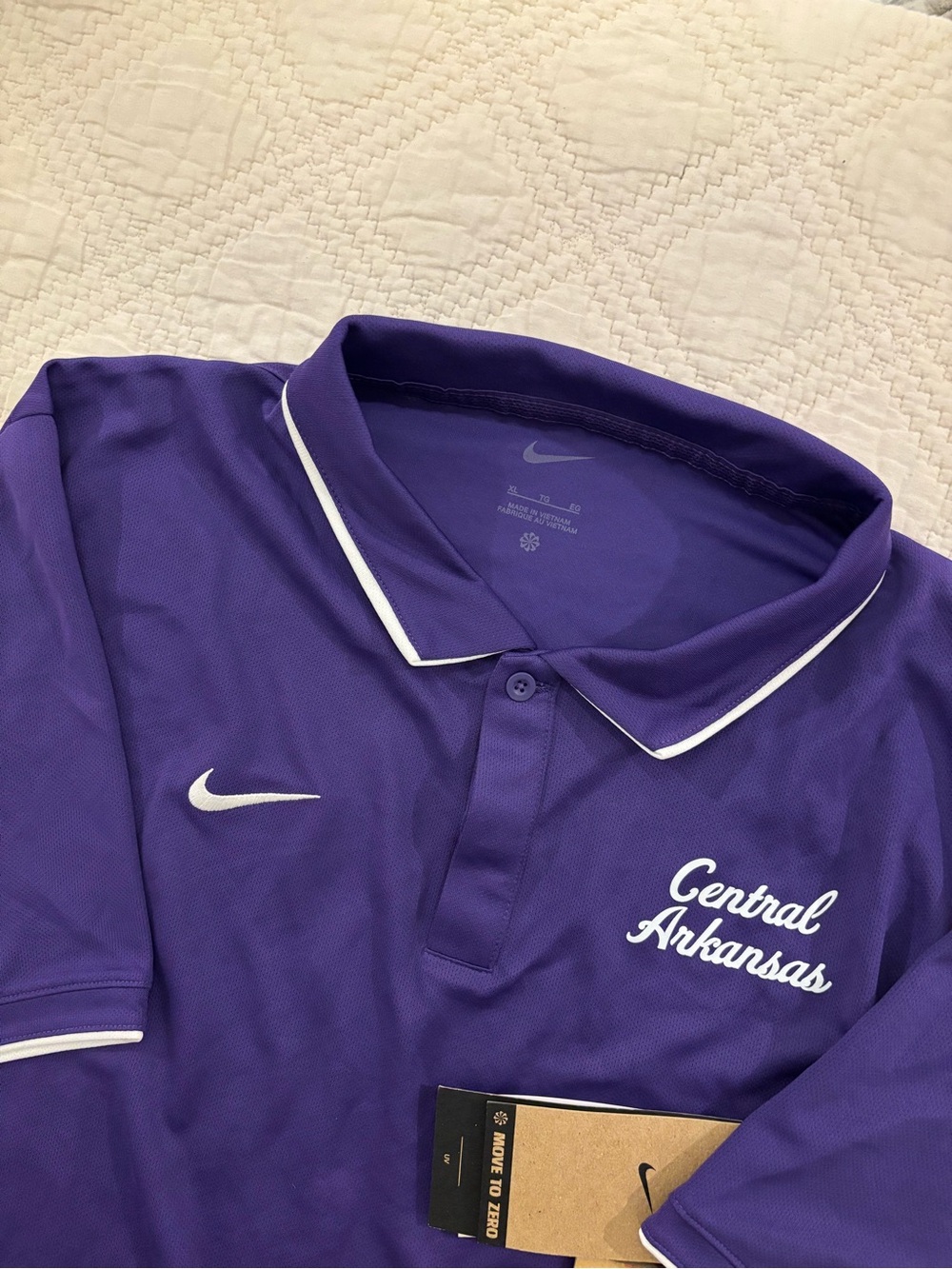 Nike University of Central Arkansas Bears Polo with White Trim